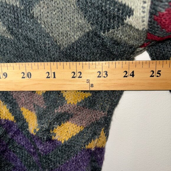 Urban Renewal Knit Cardigan Sweater Aztec Southwester Size L/XL Wool Blend Italy - Picture 13 of 16